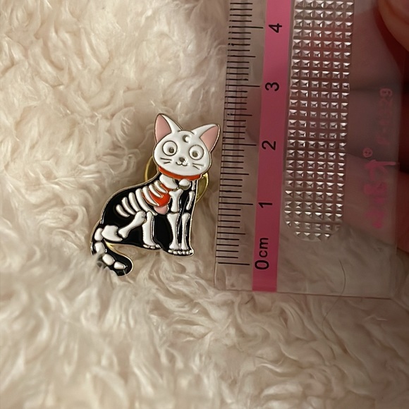 New Skeleton Kitty Pin! - Picture 2 of 3